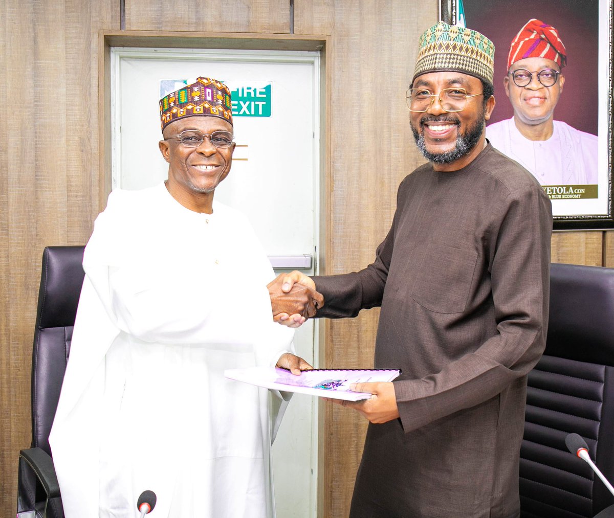 This morning, I handed over the mantle of leadership to my successor, Dr. Abubakar Dantsoho having served for eight years—first, as Executive Director, Finance &amp; Administration, and later, as acting Managing Director and as the substantive Managing Director.

The handover note