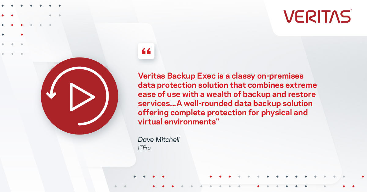 Veritas Backup Exec was recognized as one of the best business backup software for 2024 by ITPro. Learn more:For more info  trilogy.com.sa #Trilogy #Veritas