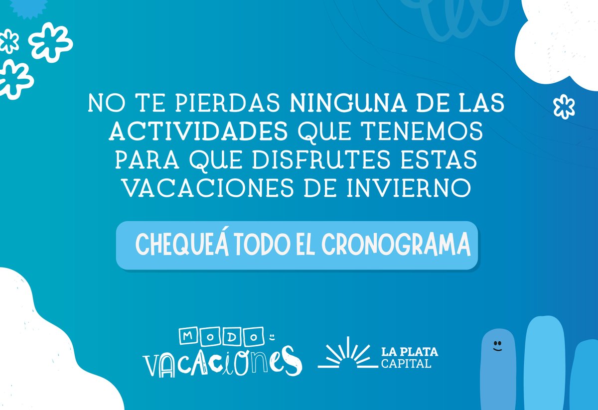 LaPlataMLP's tweet image. En la capital no hay tiempo de aburrirse 🎉 Seguimos con la agenda de #ModoVacaciones 👉 bit.ly/3WiRhfB