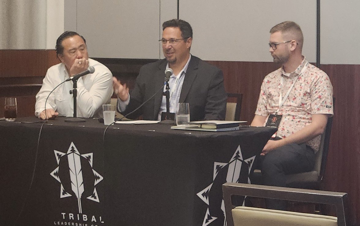 anishnabenow's tweet photo. Great Leaders Bring Great Ideas! ThankYou To Our Fellow Panelist And Moderator! James Siva Michael Kim
Justin Barrett Alex Wesaw, PhD Victor Flores
Tribal Leadership Council
Changing The Way All Economic Decisions Are Made!
#DataEquity #DataSovereignty #GoodData #DataDiplomacy https://t.co/GWQJ1ntJeG