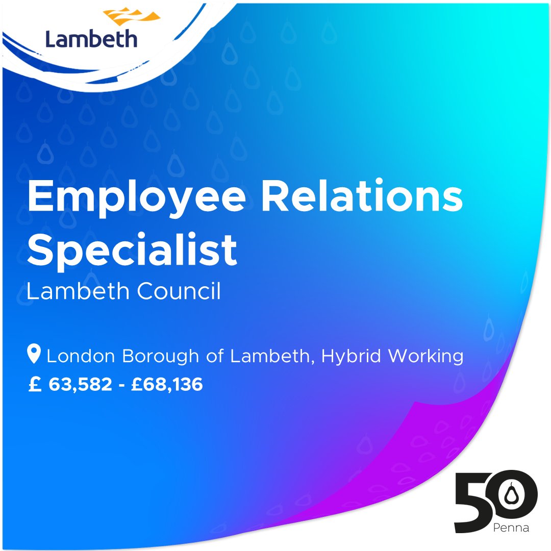 Do you value trade unions? <a href="/lambeth_council/">Lambeth Council</a> seeks an #EmployeeRelations Specialist to help build trust with employees, including unions.

If you have a track record of fostering positive union relationships, learn more about this opportunity >> lambethambition.com