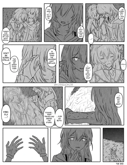 The lovely @VarisNox commissioned an alternate second page for this Stellefly comic, so have fun 😉 