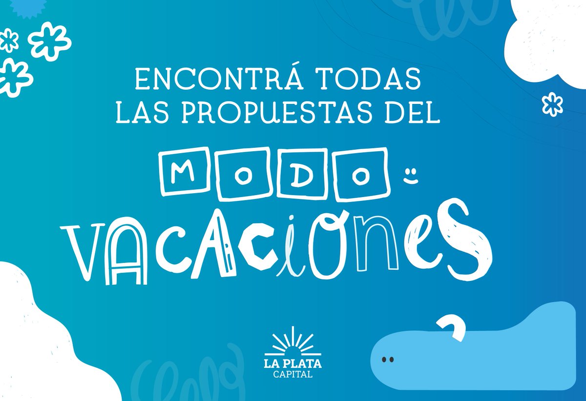 LaPlataMLP's tweet image. Todavía queda mucho por disfrutar en #ModoVacaciones 😉 Chequeá todas las actividades en este link: bit.ly/3WiRhfB