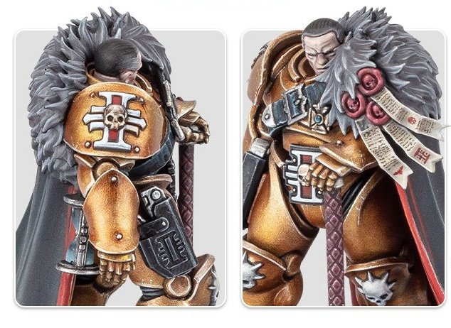 Warped_Paint's tweet photo. With the new Imperial Agents reveal and the new Inquisitor Lord Torquemada Coteaz an old Rumour Engine is solved.

With the cape, fur and parchments belonging to the new Inquisitor.

#WarhammerCommunity #warhammer40k  @WarbossKurgan https://t.co/pgtNqYivbU