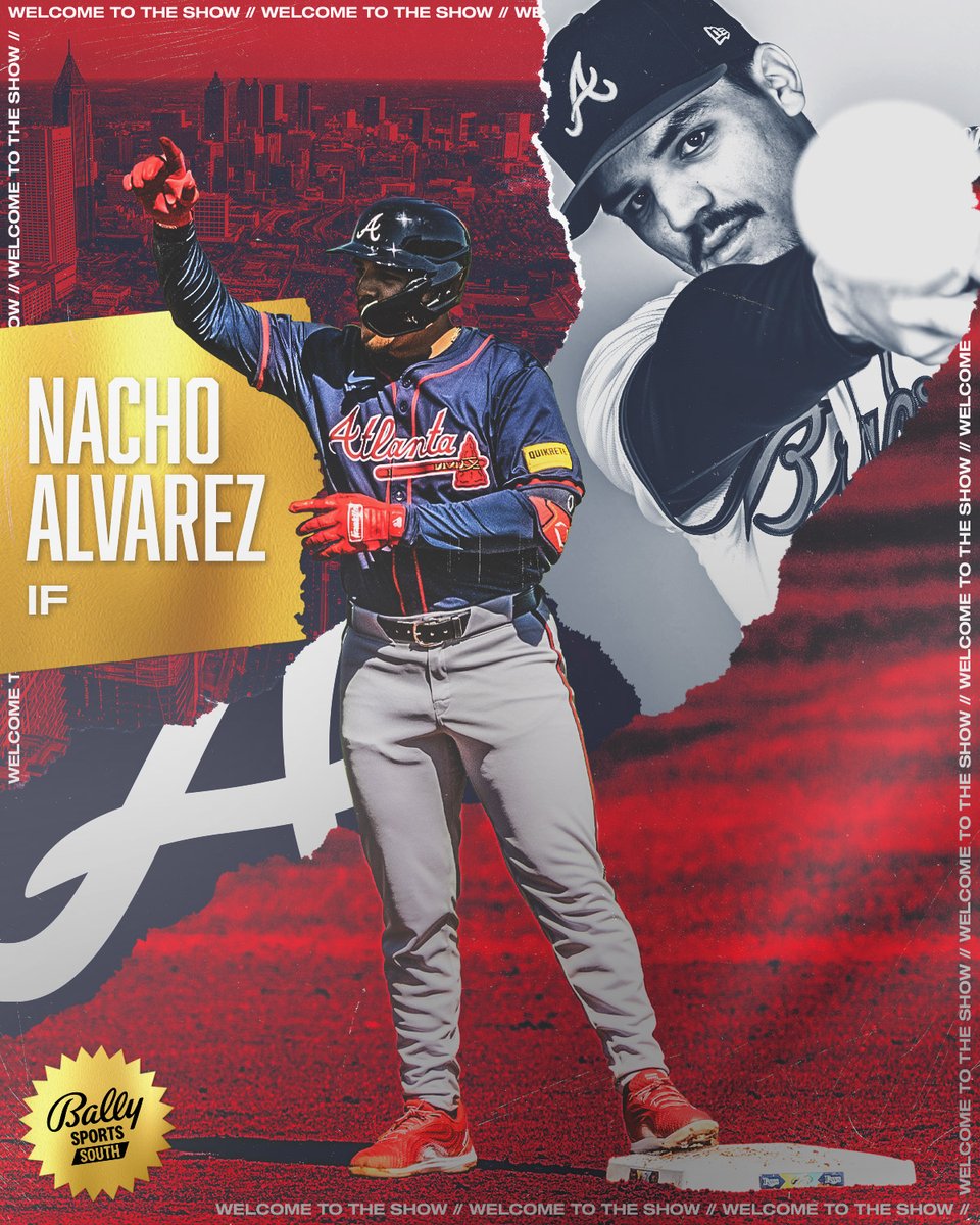 NACHO TIME.

Atlanta's top-ranked position player Nacho Alvarez gets his call to the majors 🙌