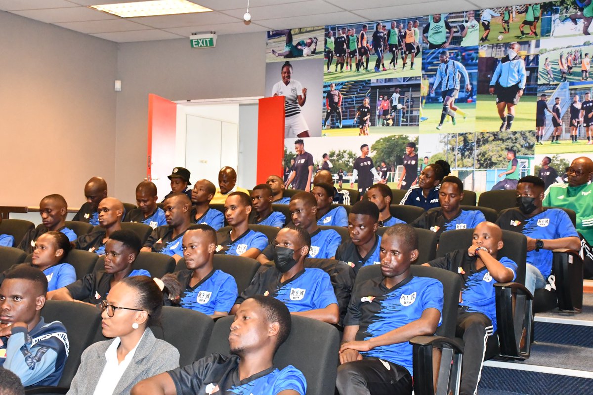 THE BFA REFEREES ELITE COURSE OFFICIALLY DECLARED OPEN

GABORONE: The course brought together 40 participants from all leagues affiliated to the Botswana Football Association being the referees from the premier league and National First Division. See more.facebook.com/WeAreBFA/posts…