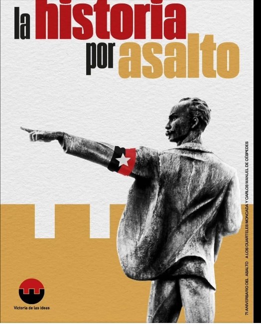 Faltan pocos días para 71 años de una de las acciones más gloriosas de la lucha por la verdadera independencia de #Cuba.
El 26 de Julio es un llamado permanente al combate por la Patria #LaHistoriaPorAsalto <a href="/dpestgo/">DGE Santiago de Cuba</a>