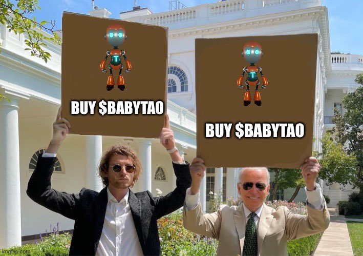 #Bidens last words 🤙🏼

Buy #BABYTAO