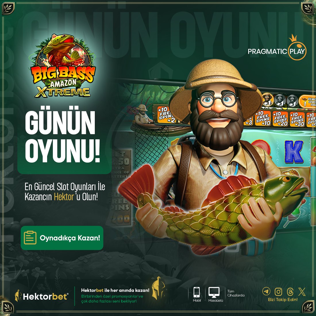 🔞 Big Bass Amazon Xtreme™ ile dünyanın en uzun nehrinde balık tutun.
🔞 GİRİŞ (cutt.ly/hektorgir)  🔞  SOSYAL (heylink.me/hektorbet) 🔞