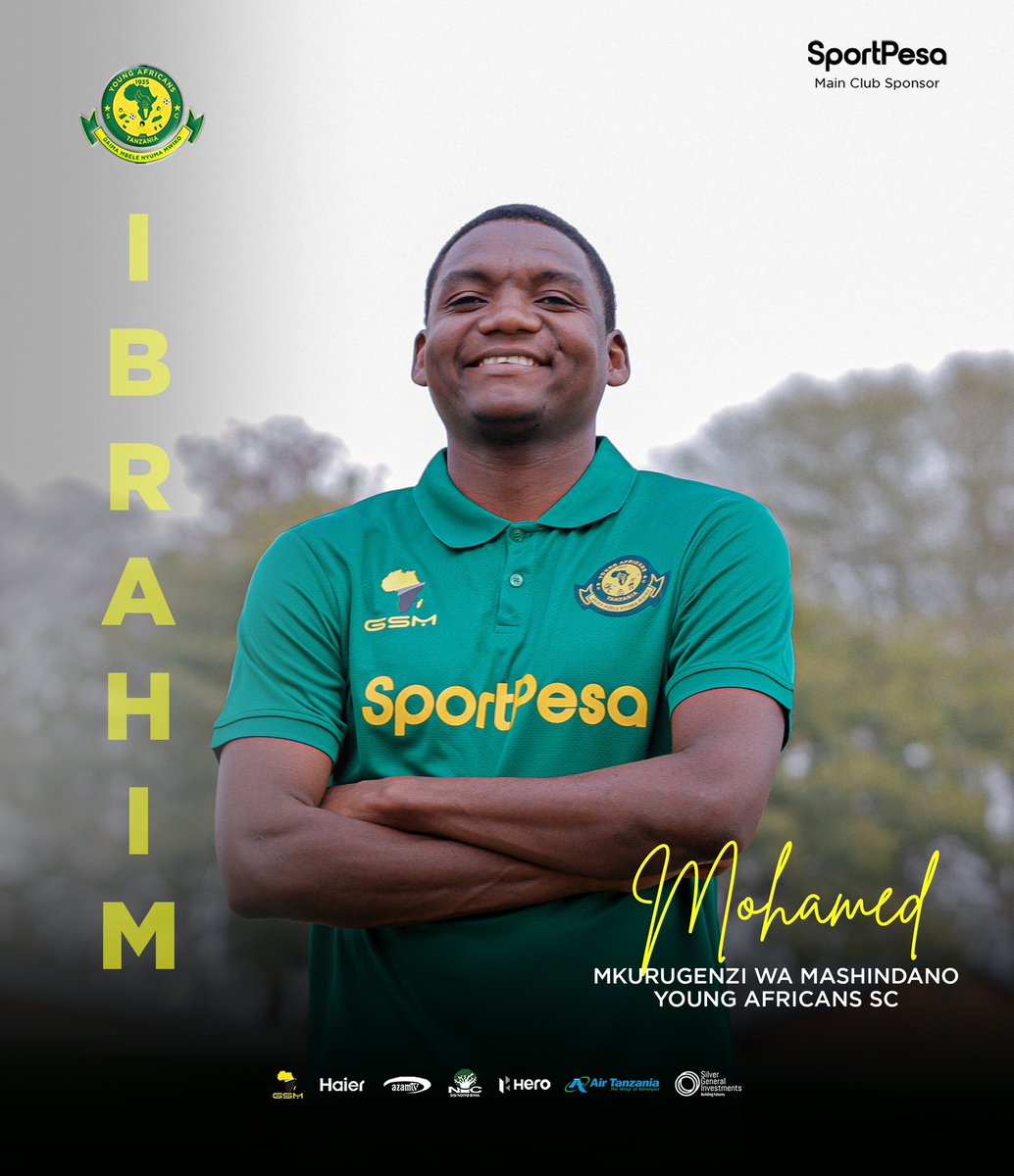 YoungAfricansSC's tweet photo. Karibu Jangwani Ibrahim Mohamed, Mkurugenzi wa Mashindano Young Africans SC🔰

 @ibrinho26 

#TimuYaWananchi 
#DaimaMbeleNyumaMwiko https://t.co/h56KI69xSS
