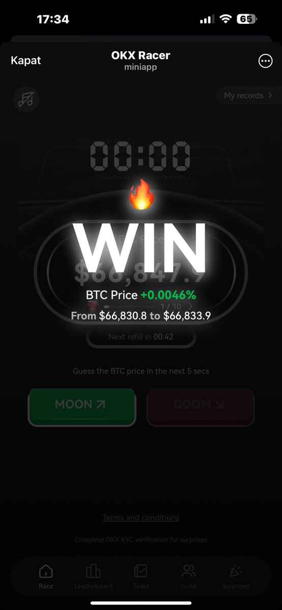 HasanANKA's tweet image. #OKX  in yeni telegram oyunu #okxracer ile tanışın tam kumarbazlara göre 😅

Linki bırakıyorum sıralamaya girenlere ödül @serifalienes ödül verecekmiş 😉🤝

t.me/OKX_official_b…