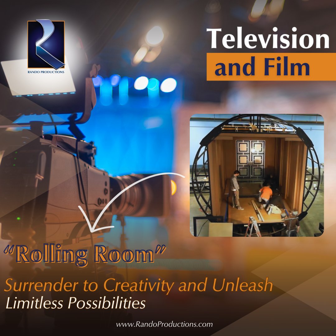 RandoProduction's tweet image. 🎬 Television and Film Excellence! 🌟

Our iconic "rolling room" has been featured in various music videos, live performances, and filmed effects. We focus on creating automated scenery and video effects that enhance storytelling.