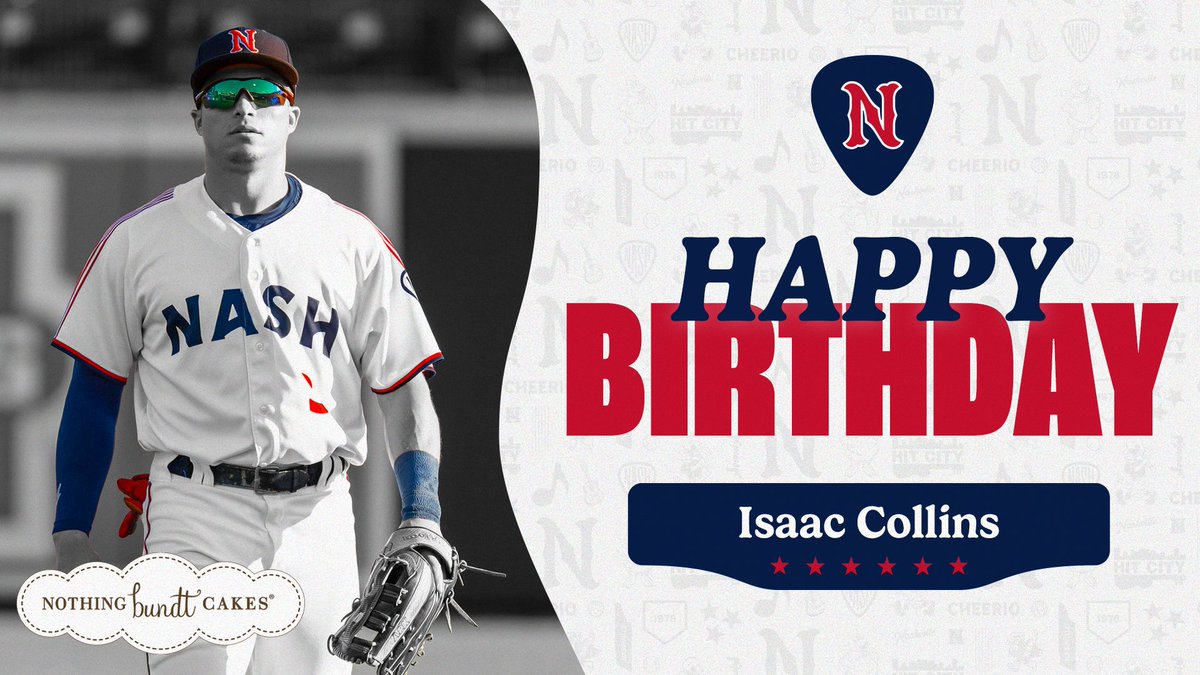 nashvillesounds's tweet photo. Help us wish @IsaacCollins10 a very Happy Birthday🥳

We hope it's a great one! https://t.co/pNLIEJNT5M