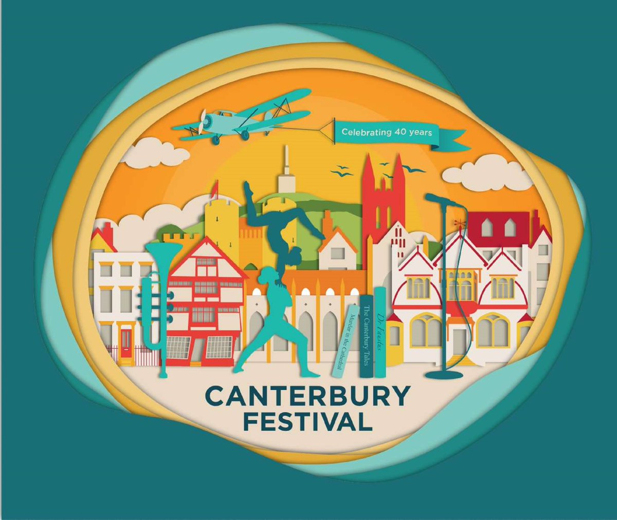CanterburyFest's tweet image. 📢BREAKING NEWS 🎶🎂 (Thread)
Canterbury Festival returns 19 October – 2 November, celebrating our 40th birthday with an array of exciting events. We mark four decades of culture with a stacked programme of music, theatre, comedy, talks, science, family shows and much more!