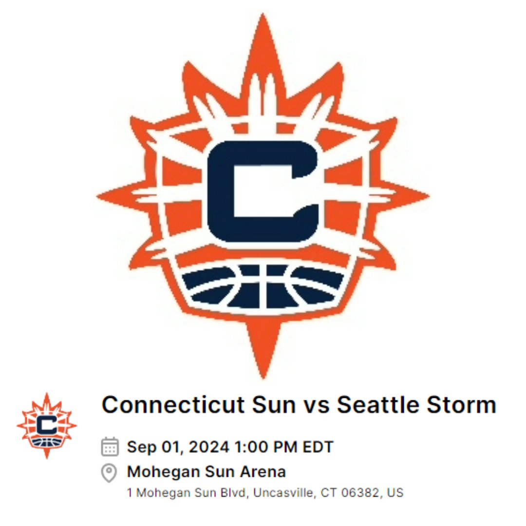 MadisonSurfClub's tweet photo. Who's ready for some Madison Fun with the Sun?
Sun, Sept , 2024 at Mohegan Sun Arena
Attend the Connecticut Sun game against the Seattle Storm and show your Madison pride!  
Get all the details at https://t.co/tbu8ZQ0HRK https://t.co/1Qq66RJrdF