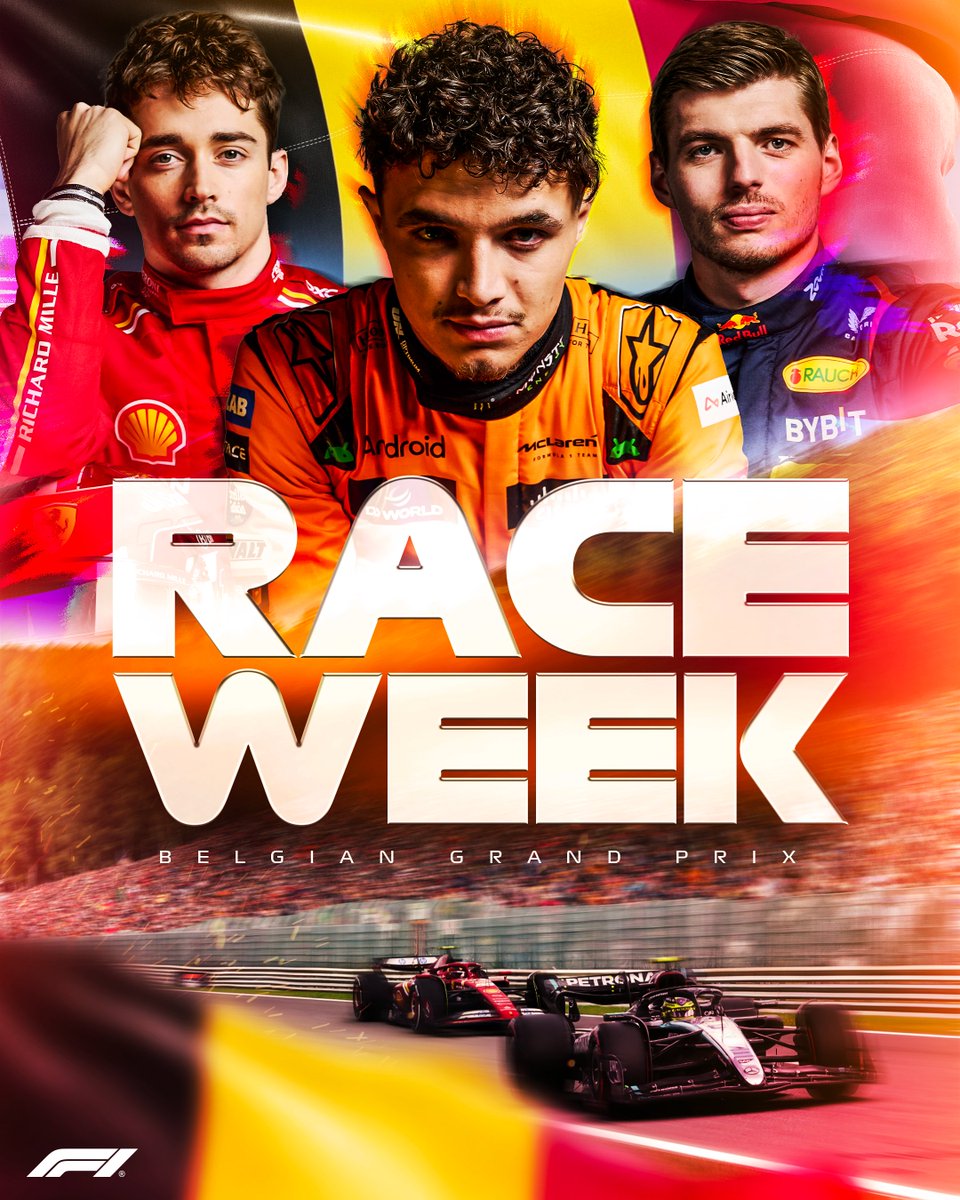 The action comes thick and fast, we're off to Spa 😍🇧🇪

#F1 #BelgianGP