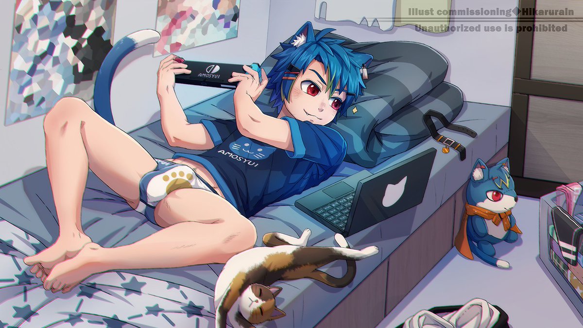 Thanks for the commission from @Amosyuilive 
感謝小宇的委託 #宇art