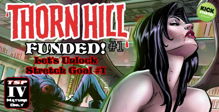TSPCMX's tweet photo. Live on Kickstarter ~ we stride into the Black/White comic arena with Thorn Hill #1!

Issue #1 lets the reader step into the shoes of Detective Abraham as he awakens to find himself reassigned to the vampire precinct of Thorn Hill.
https://t.co/R5arQz8BGU
~ Thanks for Looking ~ https://t.co/tsKK5AUu43