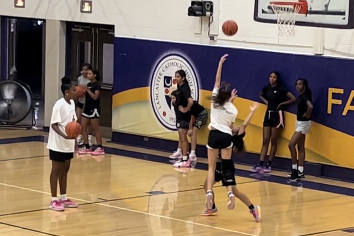 CJ_Henry24's tweet photo. Putting in the work with the amazing @kikijefferson30! 🏀🔥 #4Ma #lancastercatholic #henrytwins https://t.co/QIvkMza0D2