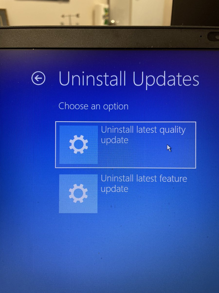 SNinTN's tweet image. Has anyone waiting on the Windows issue tried either of these choices? #windowupdate #globaloutage