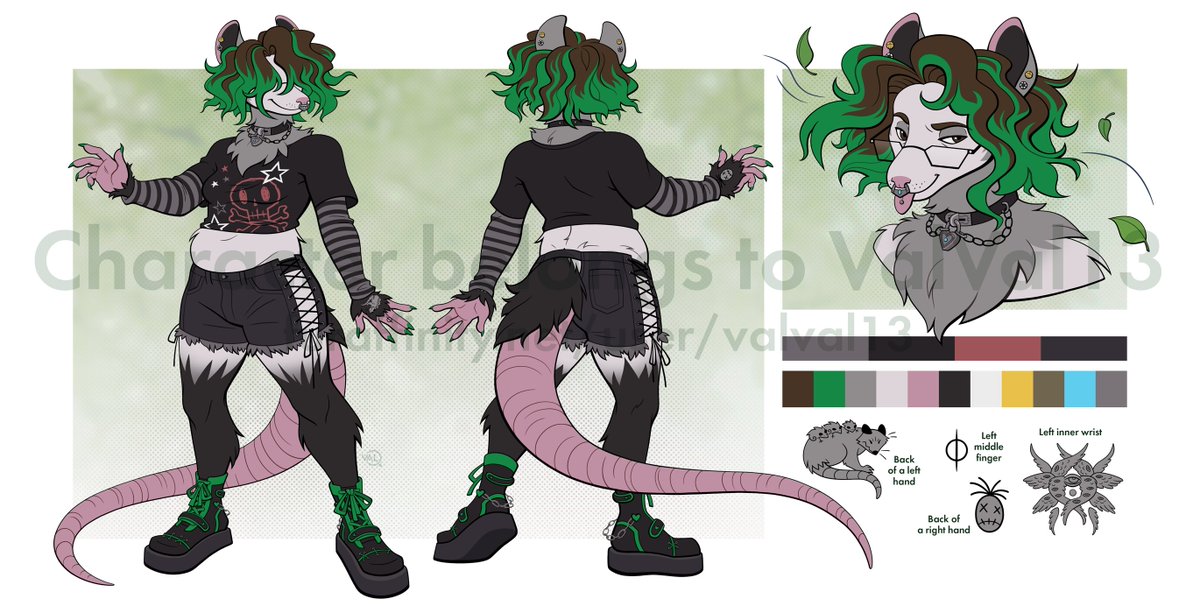 Ref sheet commission for <a href="/StressGremlin/">Val</a>