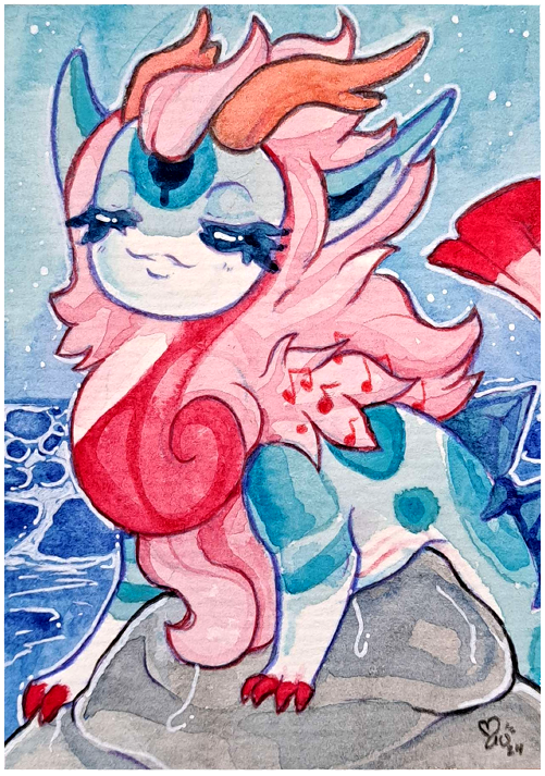 Ein paar meiner ACEO's die ich dieses Jahr für Artfight gezeichnet habe.