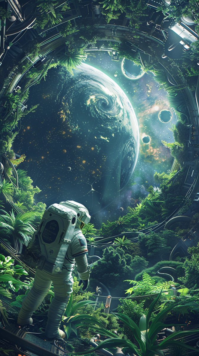 OverviewEarth's tweet photo. Cosmic Jungle Encounter🚀🛰️ !!!
#NASA #SpaceCadet