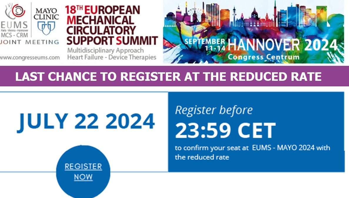 European Mechanical Circulatory Support Summit tweet media