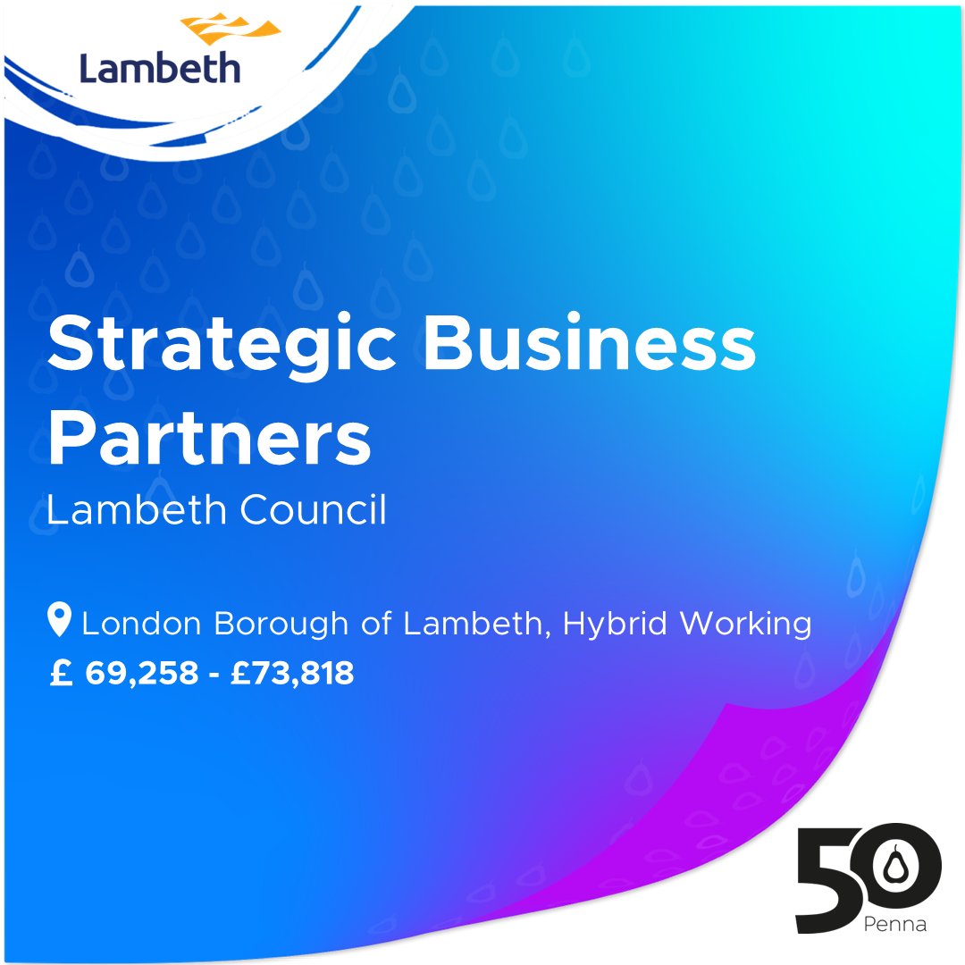 Be the link between business and #HR.

As <a href="/lambeth_council/">Lambeth Council</a>'s vision for sustainable change takes shape, can you work with leaders &amp; stakeholders as a Strategic Business Parther to deliver key solutions? If you're a collaborative problem-solver, learn more: lambethambition.com
