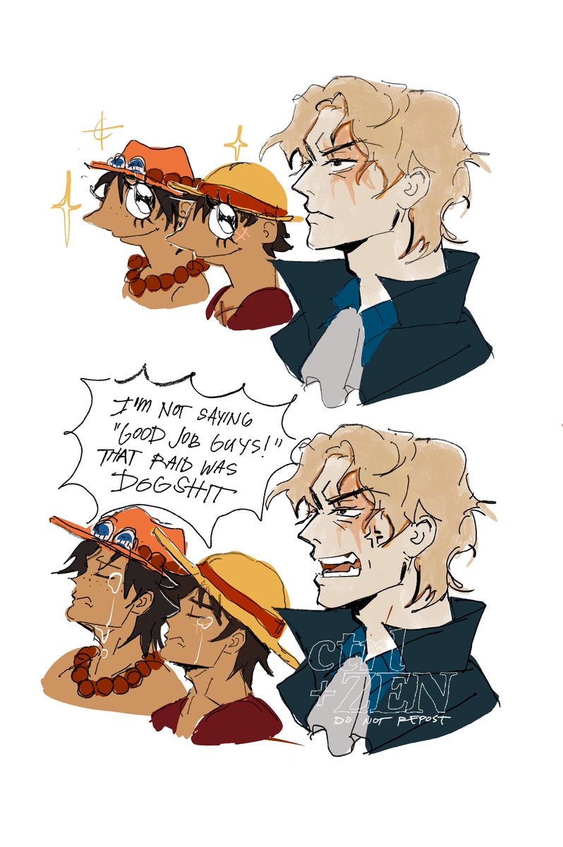 ctrl_zen's tweet photo. babysitted turned babysitter #onepiece https://t.co/zXjJUOFVOq