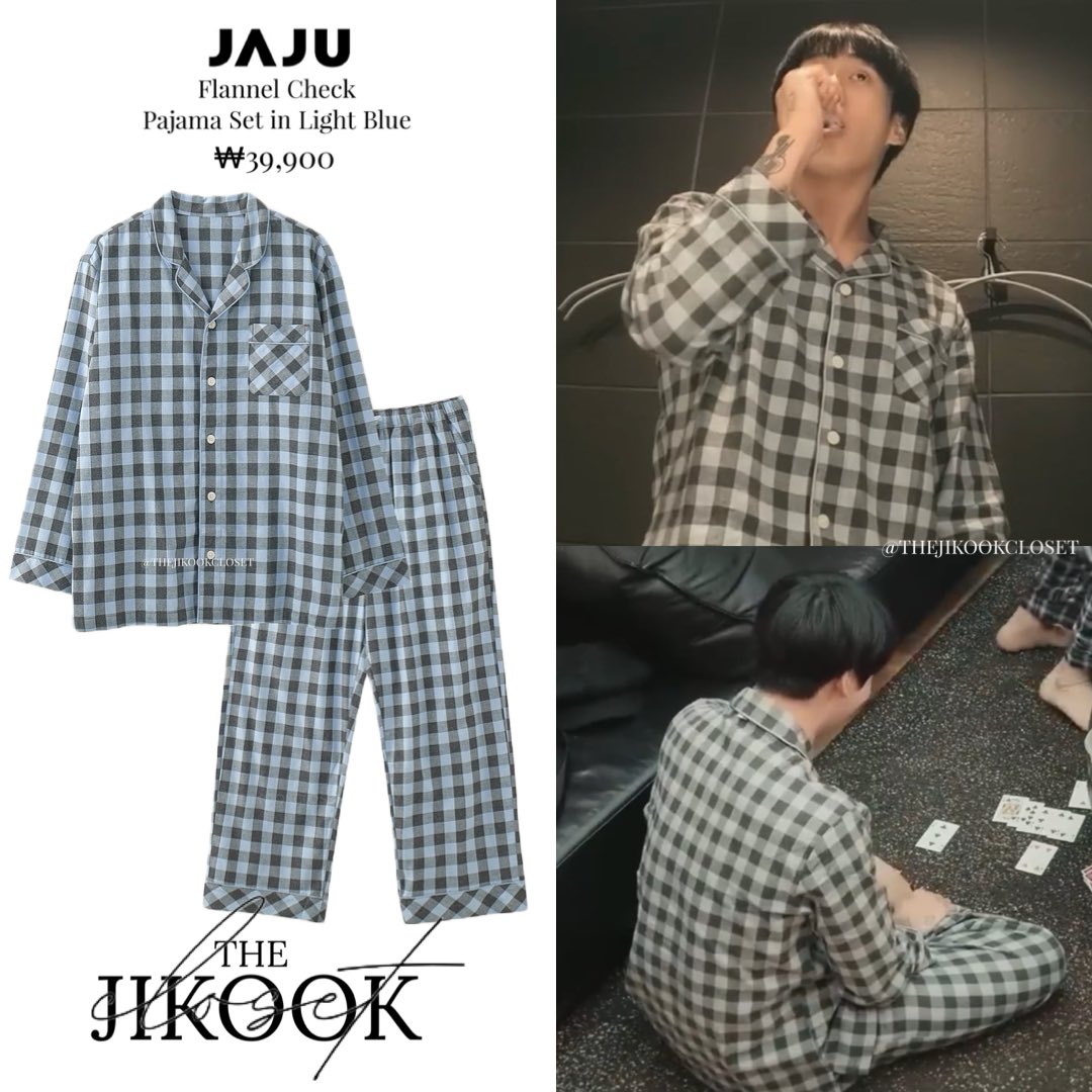 ★BTS JUNGKOOK JIMIN★関税込★JAJU★Flannel Check Pajama Set The Jikook Closet on X: