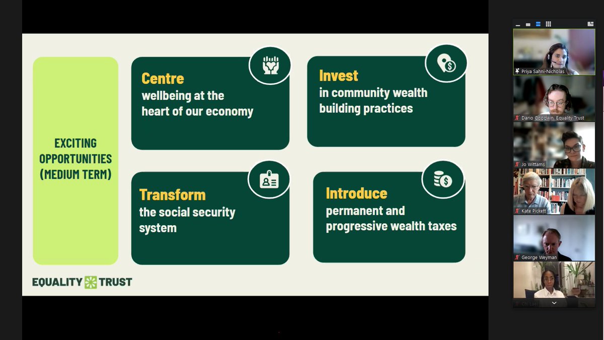The Equality Trust @equalitytrust.bsky.social (@equalitytrust) on Twitter photo <a href="/ProfRGWilkinson/">Richard G Wilkinson</a> <a href="/ProfKEPickett/">Kate Pickett</a> We need to change society now, but it'll be a long process. As well as urgent action now, in the medium term, we need to start changing the structures of our society to focus on wellbeing, start community wealth-building, and tax toxic wealth accumulation. <a href="/ProfRGWilkinson/">Richard G Wilkinson</a> <a href="/ProfKEPickett/">Kate Pickett</a> We need to change society now, but it'll be a long process. As well as urgent action now, in the medium term, we need to start changing the structures of our society to focus on wellbeing, start community wealth-building, and tax toxic wealth accumulation.