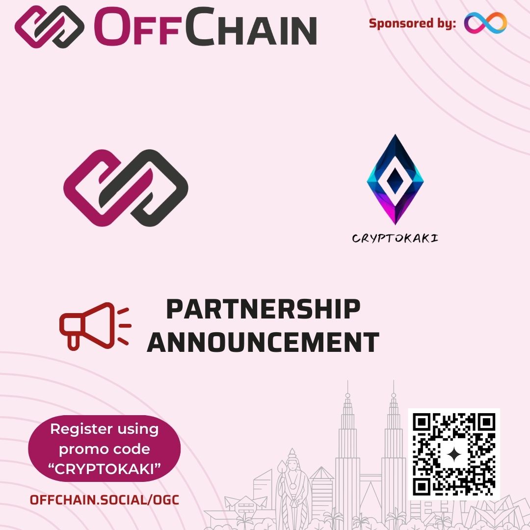 CryptoKaki_'s tweet photo. 🎉Join our lucky draw and stand a chance to win 2 tickets to OffChain Global Conference!  

How to Enter: 
1. Follow @CryptoKaki_ and @offchainglobal
2. Retweet and tag 1 friend in the comment below

Contest ends on 25 July.  
#Giveaway #OffchainGlobal #Blockchain #Crypto https://t.co/oBeP7KFsQi