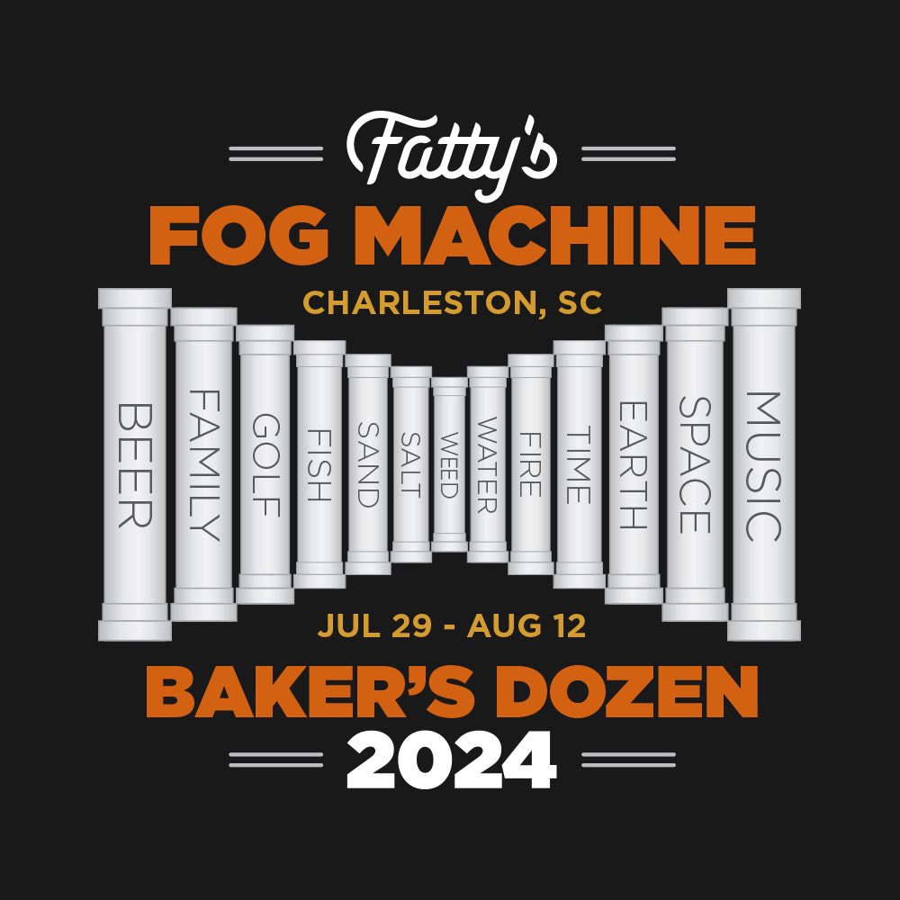 Fattysbeerworks's tweet photo. Bakers Dozen 2024
Night 1 - Opening Ceremonies
Music: Fatty’s Fog Machine
Theme: Music
Mon 7/29 6PM
🍩
Fatty’s has a special opening ceremony planned to unveil the great 13 Pillars of Fatty’s
🏛️
Pre-show tix $5 in bio link and $10 DOS at Fatty’s 
🎟️
@HolyCitySinner @thechstoday https://t.co/nqZKABQFhW