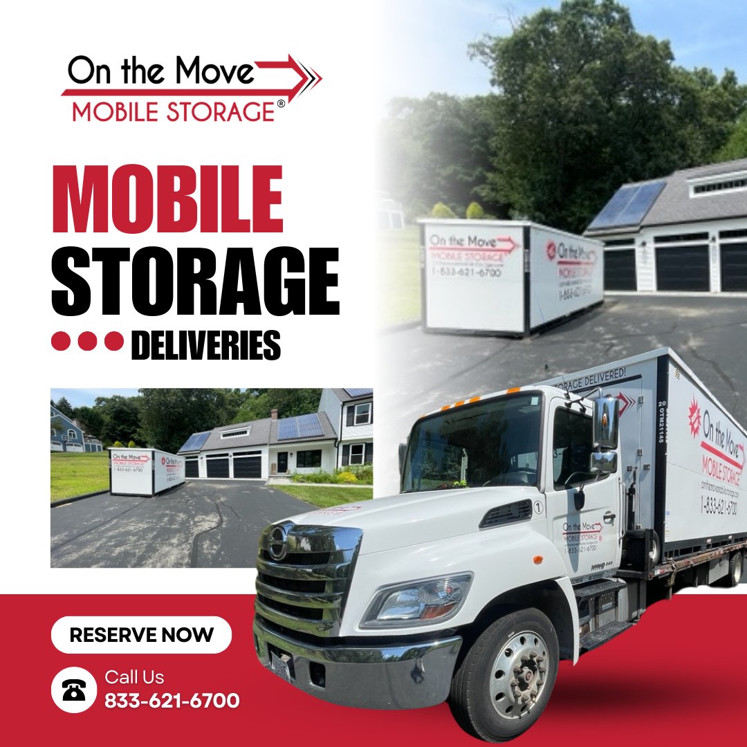 Today’s highlight: delivering a unit from Framingham to Marlborough, MA! 🚚 At On The Move Mobile Storage, we handle the logistics so you can focus on what matters most. Need reliable storage or moving services? We've got you covered. #OnTheMove #MarlboroughMA #EfficientMoving