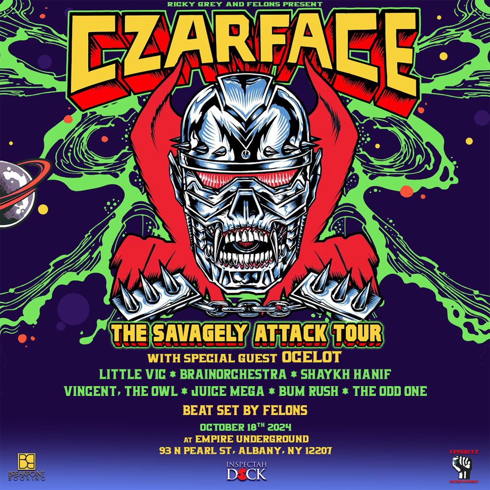 October 18th 2024 • Albany, NY

Supporting CZARFACE on their THE SAVAGELY ATTACK TOUR 💎🔊

Talk to me nice
