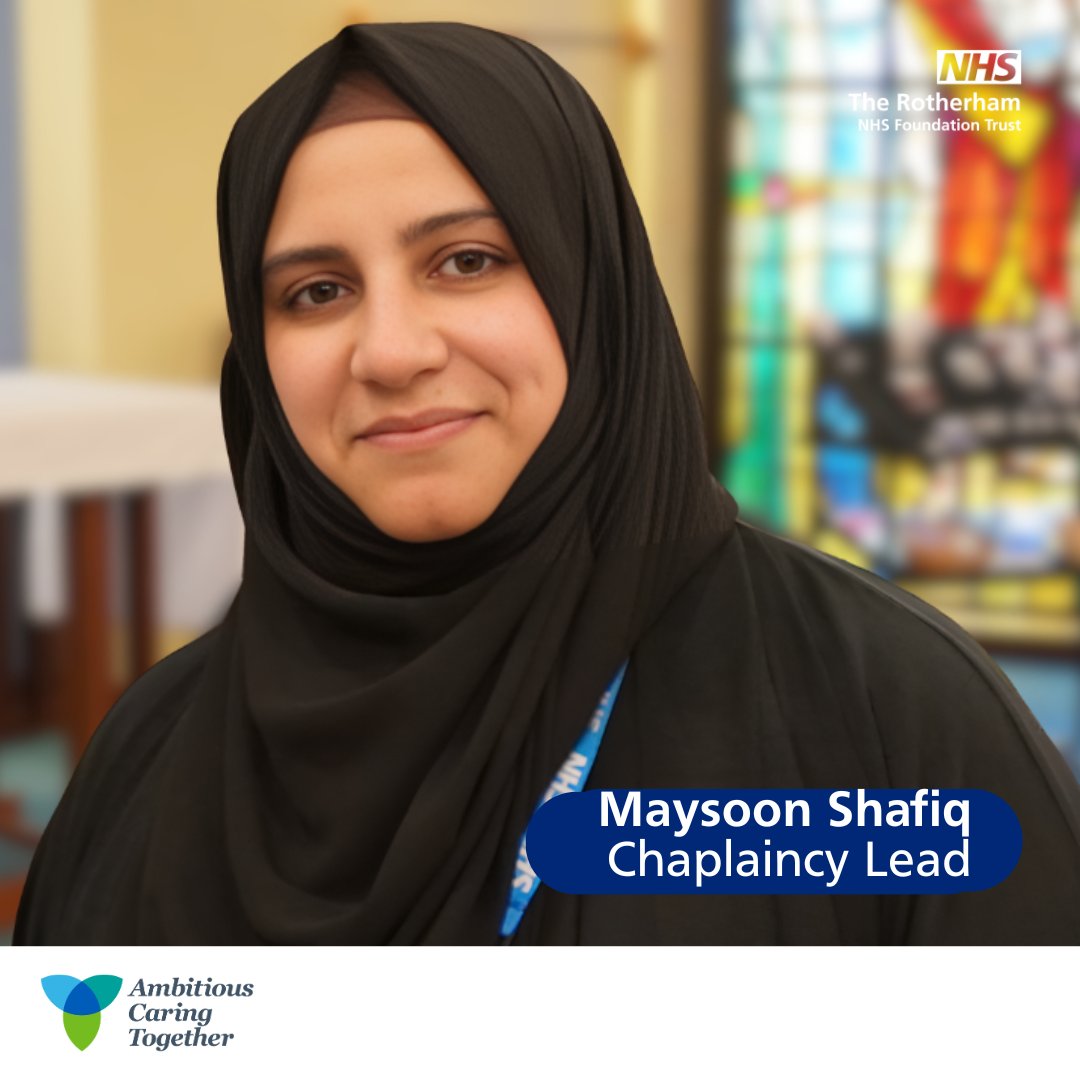 We are thrilled to announce the appointment of our first female Muslim Chaplaincy Lead. 🎉

Read more about this on our website: ➡therotherhamft.nhs.uk/news/trust-app…

#TRFT #Appointment #Chaplaincy