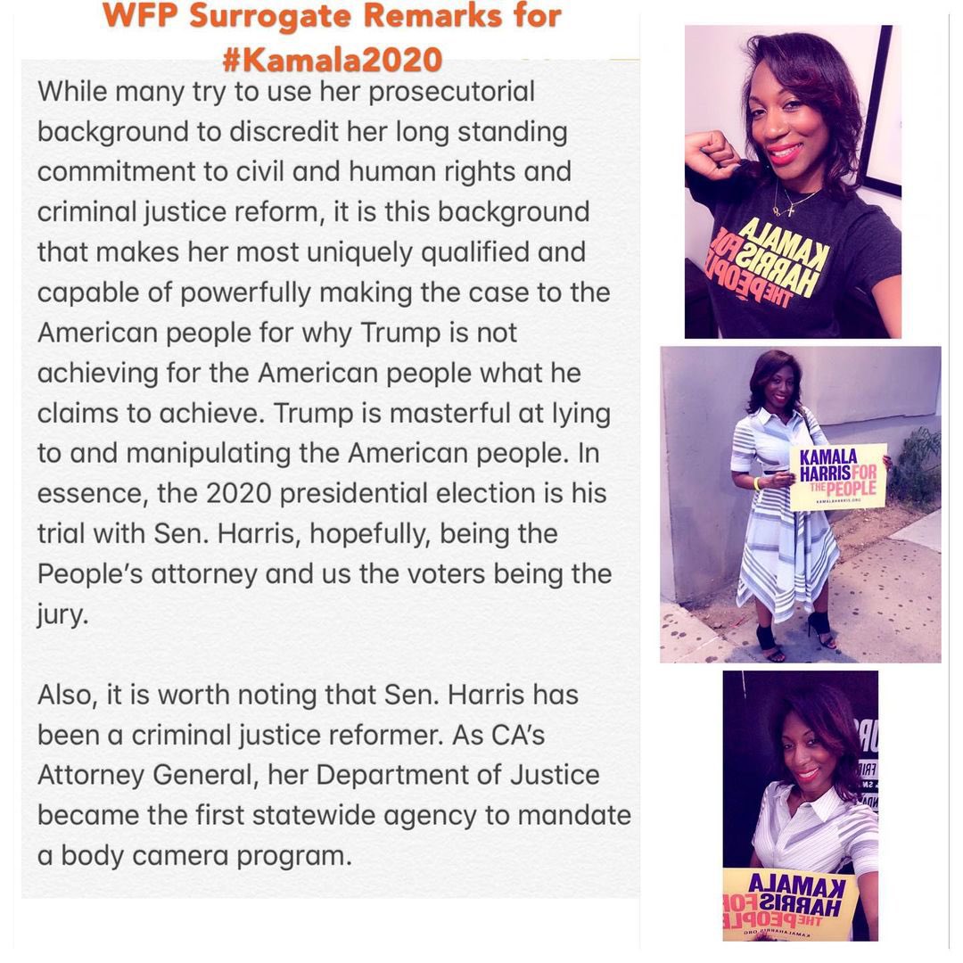 KercenaDozier's tweet photo. I was the surrogate for #KamalaHarrisForThePeople. I had four minutes to make the case for why she deserved our support and endorsement. These are my full remarks that I gave for why #KamalaHarrisForThePeople deserved #WeThePeople’s endorsement; #WFPassembly #WFP2020 https://t.co/ZNTyUc5TAd
