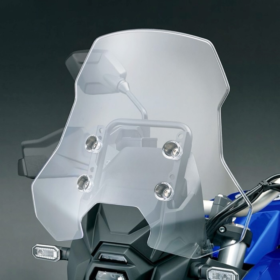 suzukicycles's tweet image. V-STROM 800 Optional Tall Screen

Need more wind protection? This optional tall screen for the Suzuki V-STROM 800 is designed to offer a significantly higher level of wind protection for increased comfort on long rides.

store.suzukicycles.com/p/tall-screen-…

#Suzuki #SuzukiCycles #VSTROM