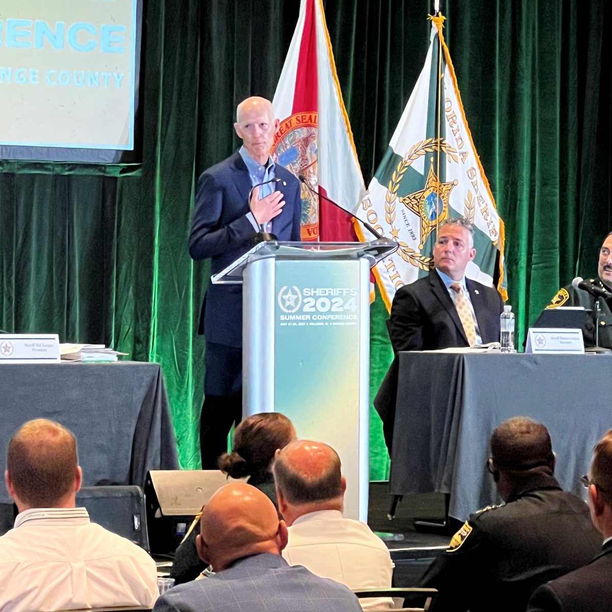 Laser_Shot_Inc's tweet photo. The Florida Sheriffs Conference is underway! If you're attending the event. Please stop by our booth to get more information about our products.

#lasershot #shootingsimulator #policetraining https://t.co/rIh3Fi1znd