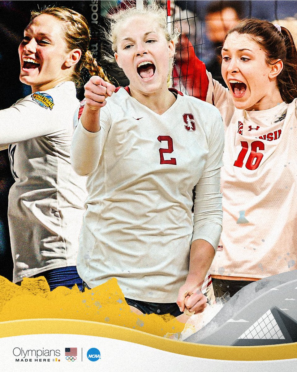 NCAA Women's Volleyball (@ncaavolleyball) on Twitter photo Three former <a href="/AVCAVolleyball/">AVCA</a> National Players of the Year hope to help <a href="/usavolleyball/">USA Volleyball</a> take home the gold medal in the <a href="/Paris2024/">Paris 2024</a> Olympic games. 🇺🇸
<a href="/plummdawgg/">Kathryn Plummer</a> – <a href="/StanfordWVB/">Stanford Women's Volleyball</a> – 2017 & 2018
@danarettke – <a href="/BadgerVB/">Wisconsin Volleyball</a> – 2021
Micha Hancock (alternate) – <a href="/PennStateVBALL/">Penn State Women’s Volleyball</a> – 2014
#NCAAWVB Three former <a href="/AVCAVolleyball/">AVCA</a> National Players of the Year hope to help <a href="/usavolleyball/">USA Volleyball</a> take home the gold medal in the <a href="/Paris2024/">Paris 2024</a> Olympic games. 🇺🇸
<a href="/plummdawgg/">Kathryn Plummer</a> – <a href="/StanfordWVB/">Stanford Women's Volleyball</a> – 2017 & 2018
@danarettke – <a href="/BadgerVB/">Wisconsin Volleyball</a> – 2021
Micha Hancock (alternate) – <a href="/PennStateVBALL/">Penn State Women’s Volleyball</a> – 2014
#NCAAWVB