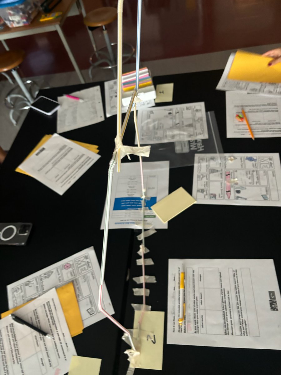 dukematbt's tweet image. #firstdayofclass #BTS @SRMHSpride #strawtowerchallenge #communitybuilding