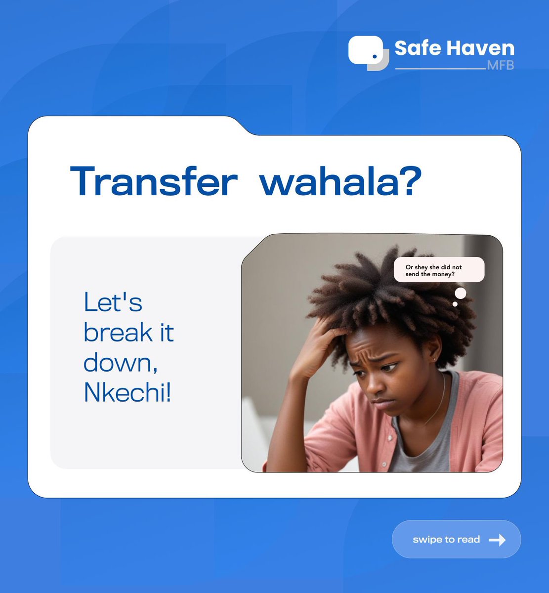 SafeHavenBank's tweet image. From jollof rice to smooth transactions, we've got you covered!  #NoMoreTransactionDrama #SafeHavenMFB #NaijaBanking #SmoothTransfers #StaySavvy

sudo.africa/blog/the-journ…