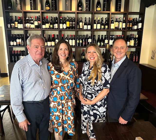Excellent conversation at today’s lunch with Brig. Gen. Tad D. Clark, Commander of the 31st Fighter Wing, Aviano Air Base, Italy, his spouse Col. Jen Clark (Ret.) and my husband Richard Harpootlian. I took this opportunity to thank the General for his steadfast support for