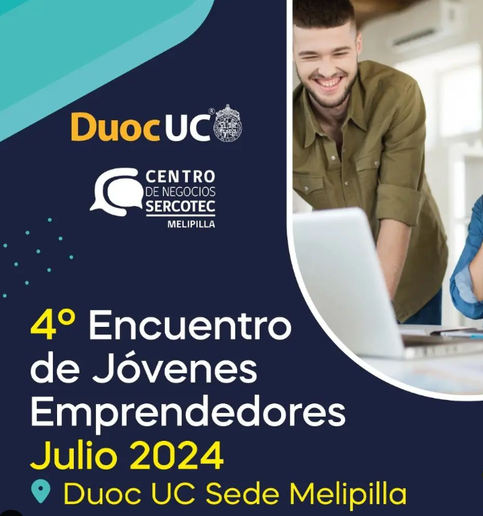CodesserC's tweet image. #CodesserInforma
Este 23 y 25 de julio, el Centro de Negocios Sercotec #Melipilla, operado por #Codesser, junto a @DuocUC  realizarán el evento 4º Encuentro de #JóvenesEmprendedores “Emprendiendo Juntos hacia el Futuro”.

Todos los detalles aquí:

codesser.cl/2024/07/19/ate…
