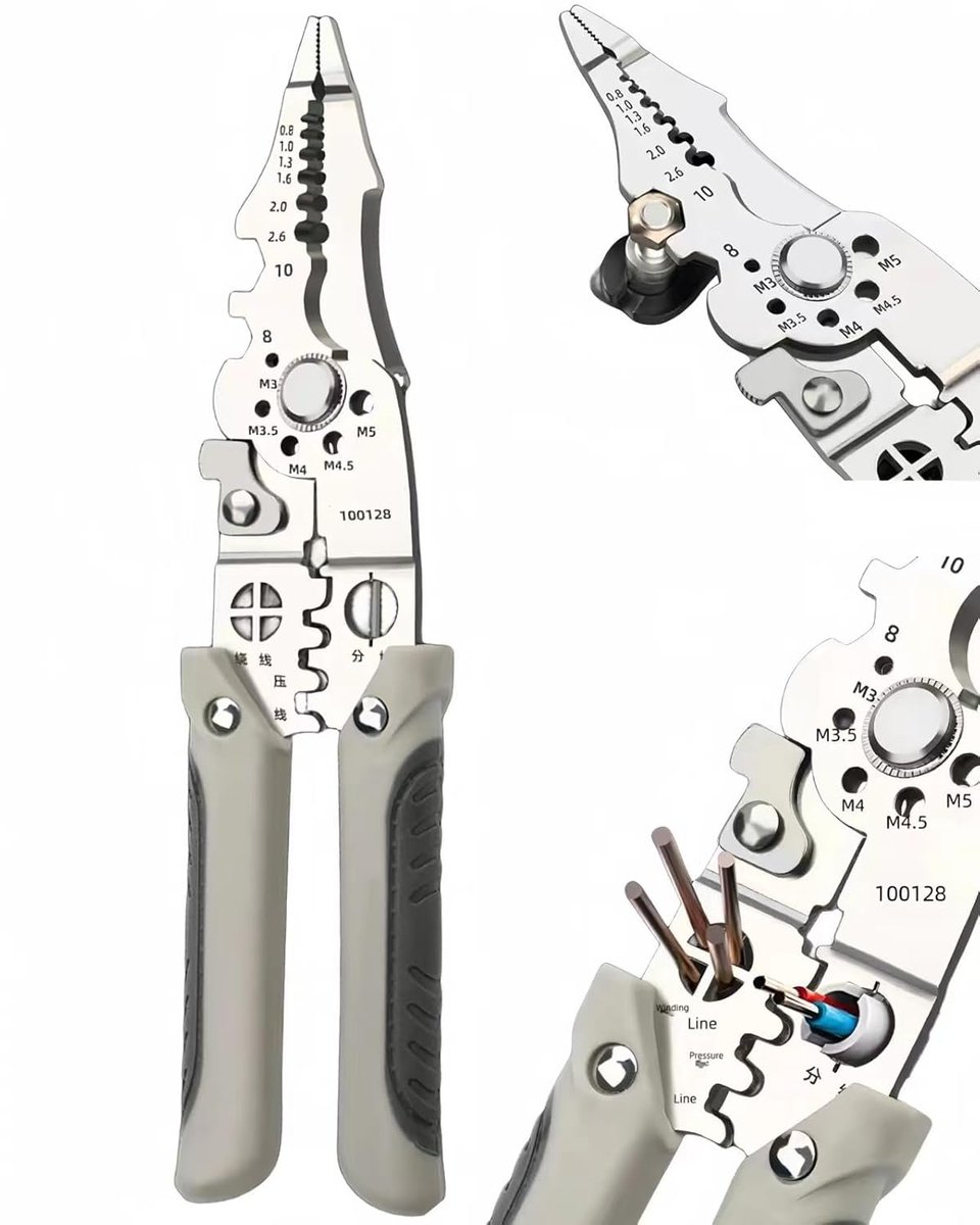 arivomkadaioffi's tweet photo. Thanks for Tagging Brother!!!

This 2024 latest released Multi-Functional Vise Stripper Cutter Crimper And Twister available on Amazon. 

Price : Rs.649
Reviews : 4.4* | 23 Ratings

Keyword Searches : #wirecutter #wirestripper #piler 

Link to buy : https://t.co/PEXl1a8cUs