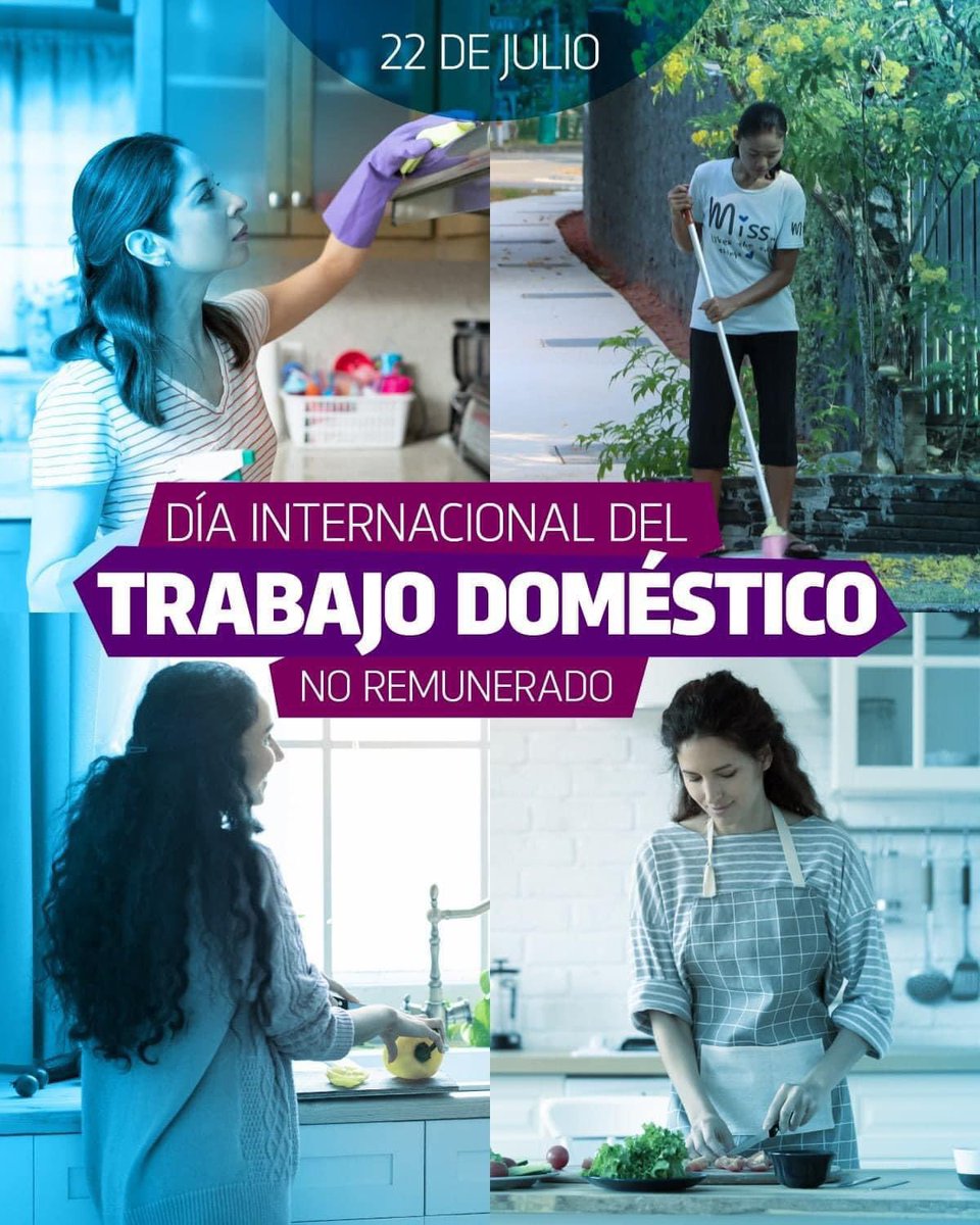 iveth_bernal's tweet photo. #HagamosVisibleLoInvisible  👊🏽🙋🏽‍♀️👊🏽
🗓📌Día Internacional del #TrabajoDomésticoNoRemunerado.
En promedio, las mexicanas dedican 48 hrs a la semana al trabajo doméstico y de cuidados no remunerado.
¡Esto equivale a un trabajo de tiempo completo!
Fuente: INEGI https://t.co/9iqqG9pMg0