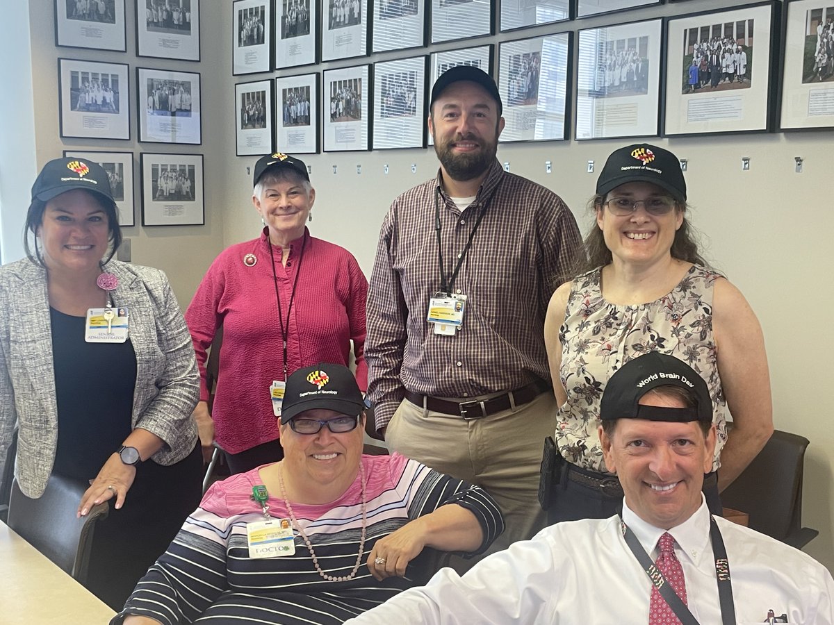 Happy #WorldBrainDay2024!

This day is dedicated to raising awareness about brain health, neurological research, and education. 

We wear these brain hats to symbolize our commitment to advancing the cause. Go brains! 🧠💪