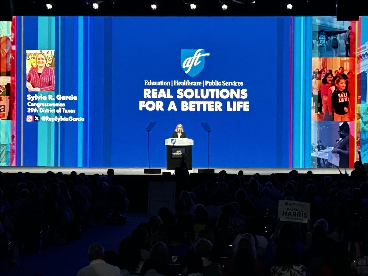 Tom Abrahams (@tomabrahams13) on Twitter photo At <a href="/AFTunion/">AFT</a> national convention, <a href="/RepSylviaGarcia/">Rep. Sylvia Garcia</a> says she was behind President Biden 1000% but supports Harris — “<a href="/VP/">Vice President JD Vance</a> Kamala Harris will be our first woman president” <a href="/abc13houston/">ABC13 Houston</a> At <a href="/AFTunion/">AFT</a> national convention, <a href="/RepSylviaGarcia/">Rep. Sylvia Garcia</a> says she was behind President Biden 1000% but supports Harris — “<a href="/VP/">Vice President JD Vance</a> Kamala Harris will be our first woman president” <a href="/abc13houston/">ABC13 Houston</a>
