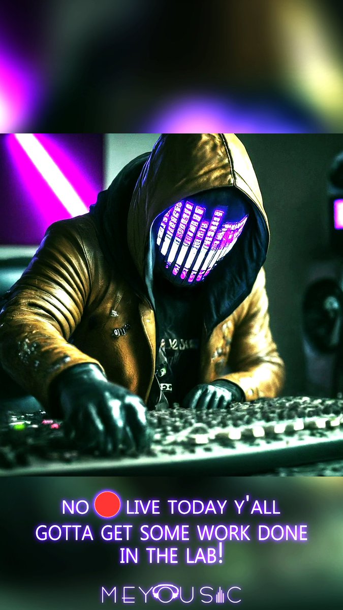 I hope everyone has a great day and start of the week! I got some new music orders in, so I will be mixing in the lab for the next couple of days. 💪🏾